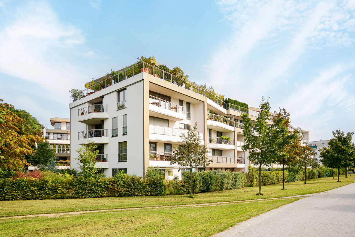 Immeuble neuf dans une résidence arborée